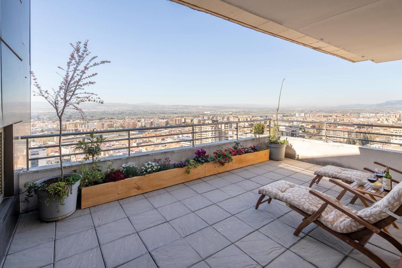 Atico Top Granada, Penthouse, 18-19Th Floor, City Centre, Views, Terrace, Free Parking Exterior photo