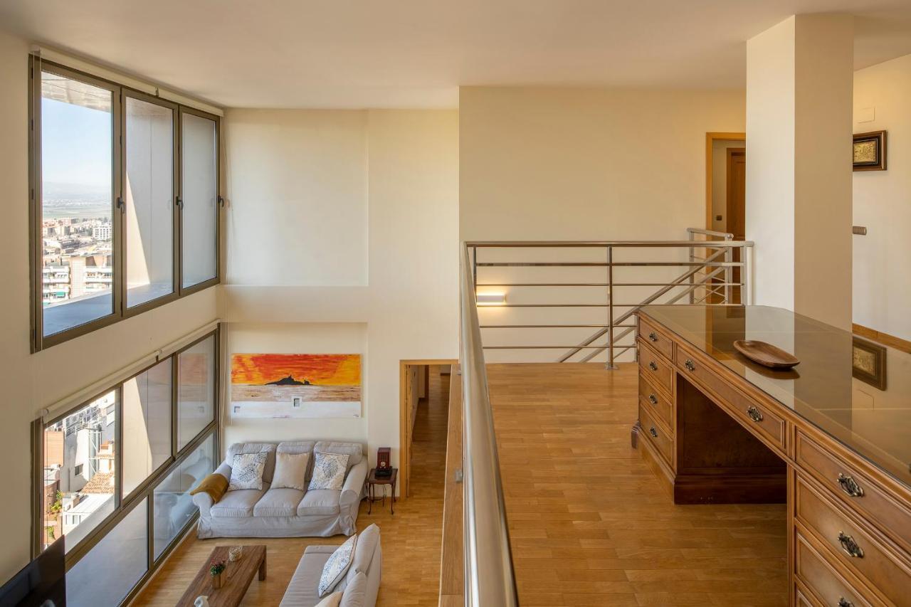 Atico Top Granada, Penthouse, 18-19Th Floor, City Centre, Views, Terrace, Free Parking Exterior photo